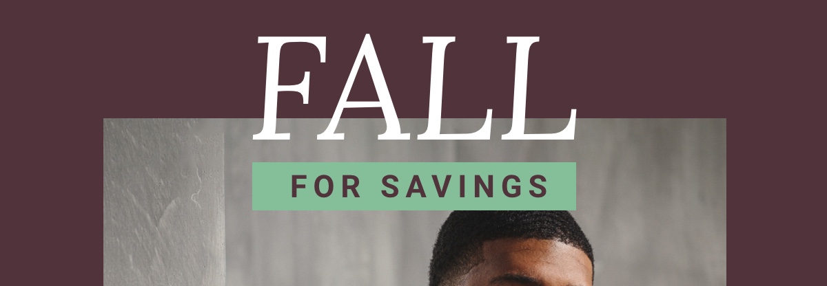 Fall for Savings 