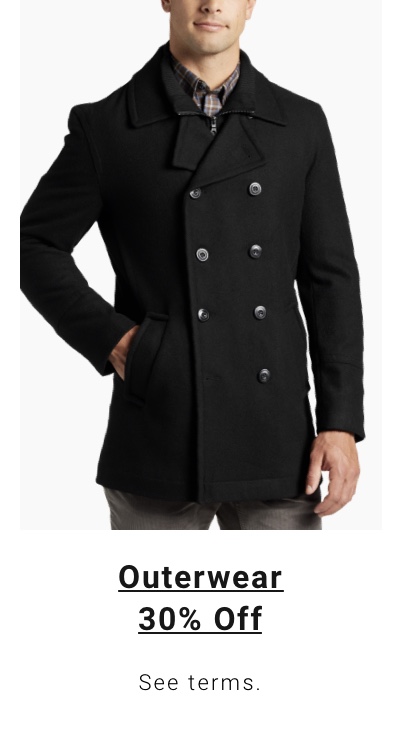 Outerwear 30% Off