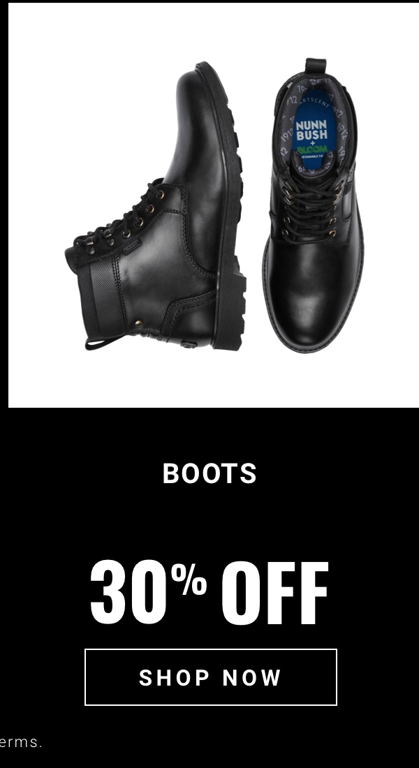 Boots|30% off