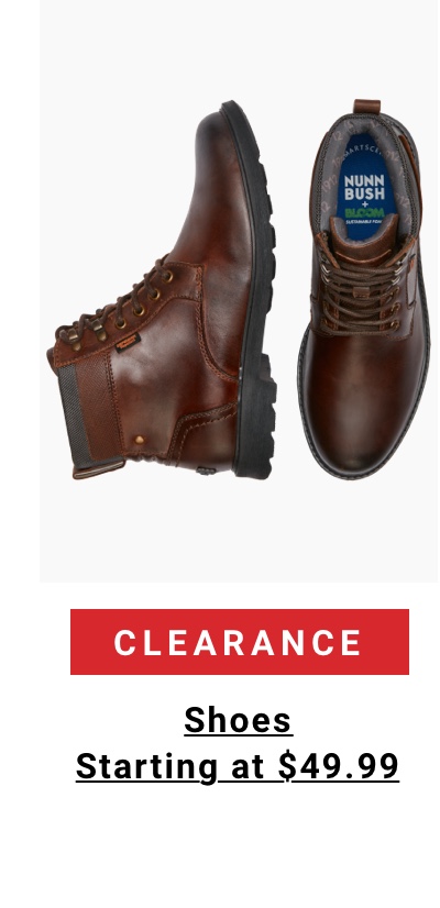 Clearance Shoes|Starting at $49.99