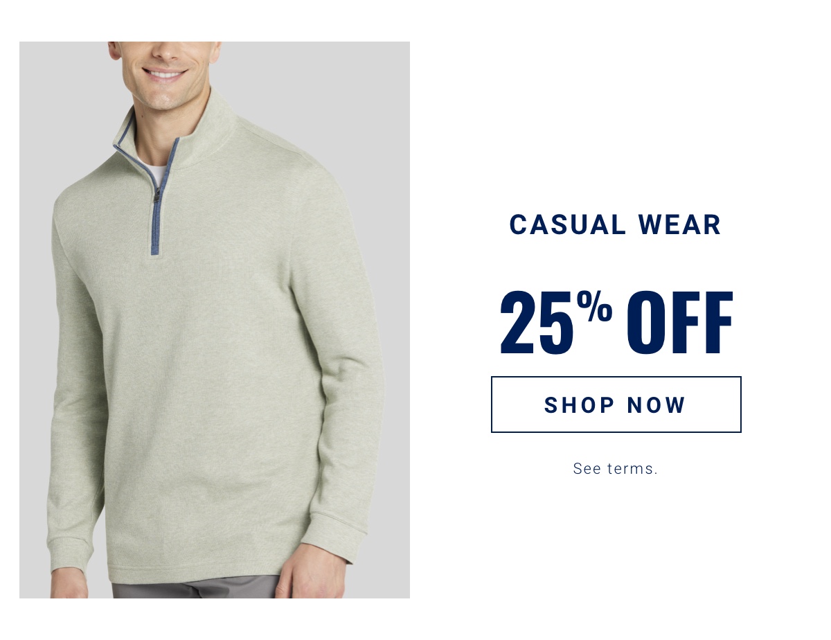 Casual Wear 25% Off