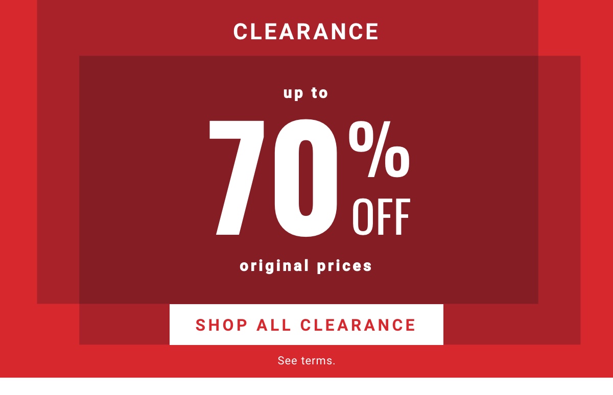 Up to 70% Off Original Styles