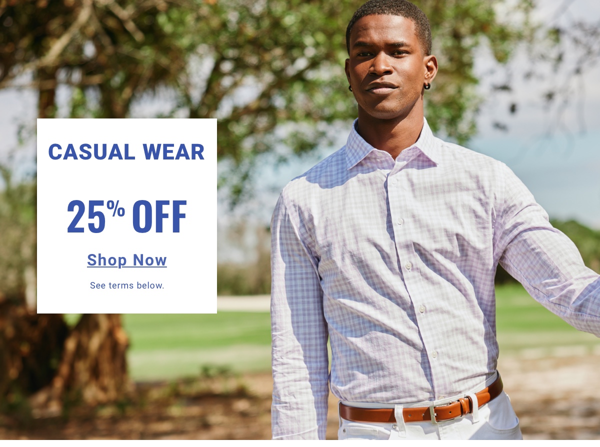 25% Off Casual Wear