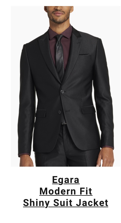 Egara Modern Fit Shiny Suit Jacket