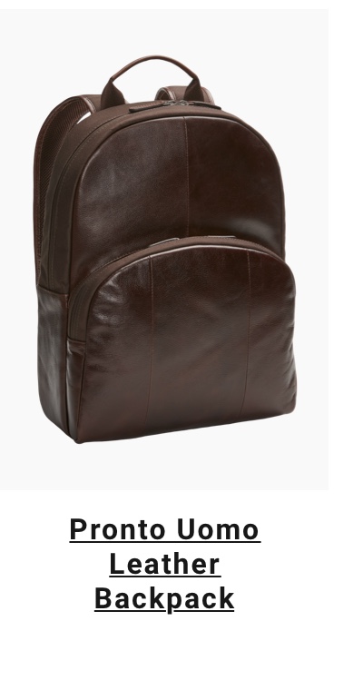 Pronto Uomo Leather Backpack