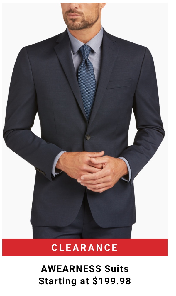 Clearance AWEARNESS Suits Starting at $199.98 