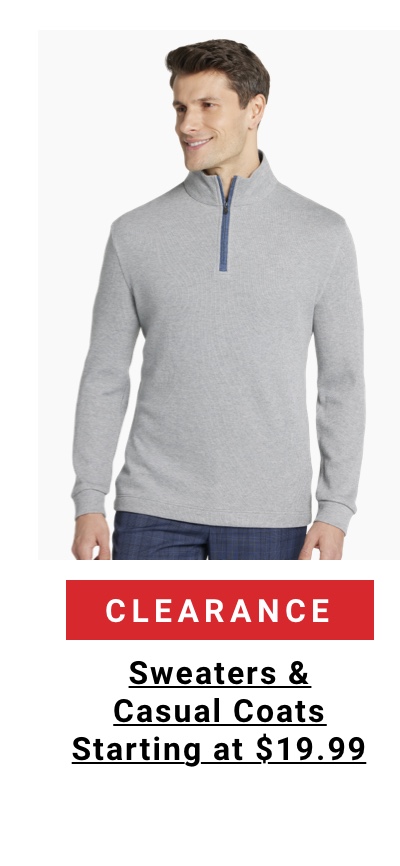 Sweaters and Casual Coats Starting at $19.99