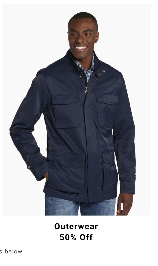 50% Off Outerwear