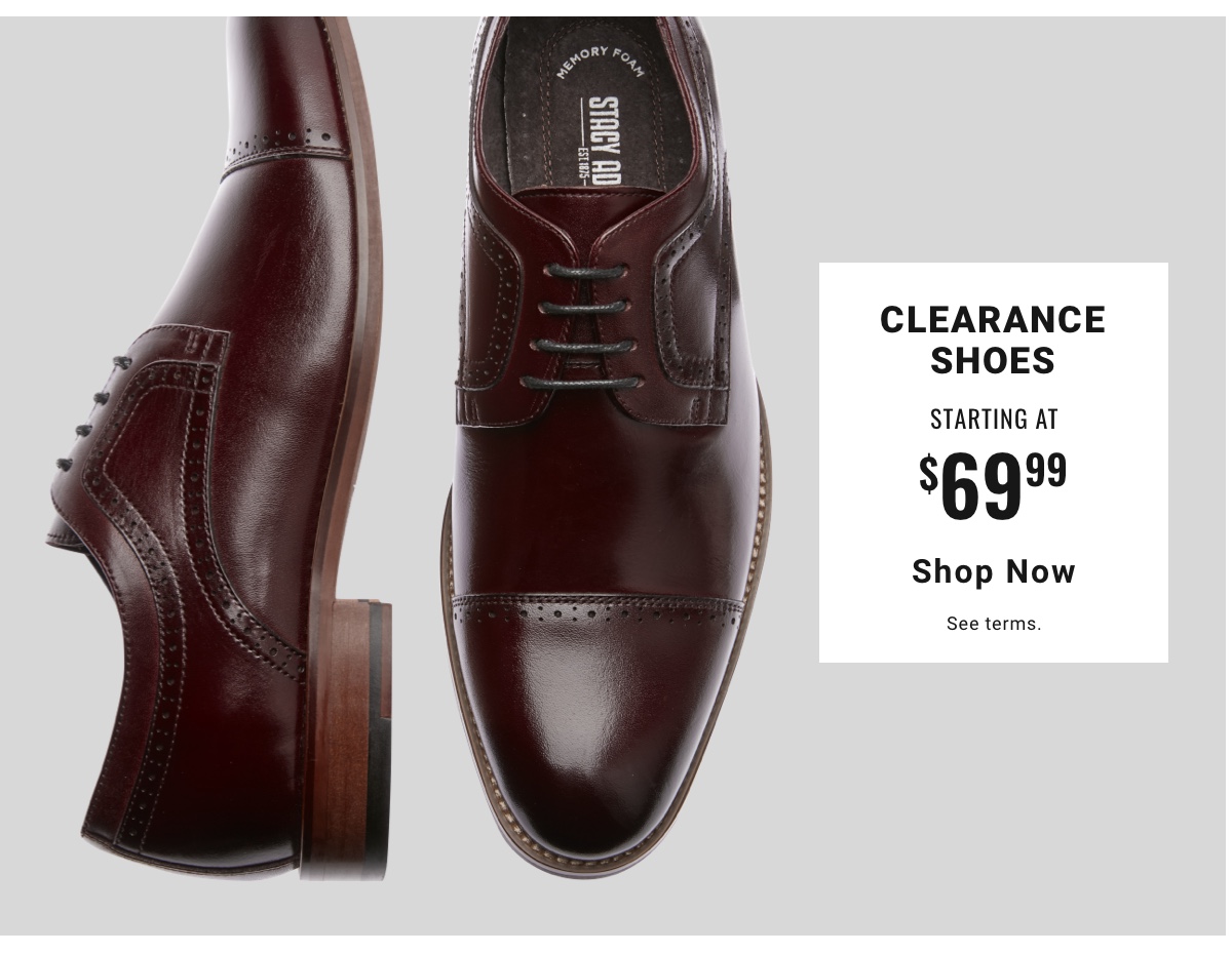Clearance Shoes Starting at $69.99