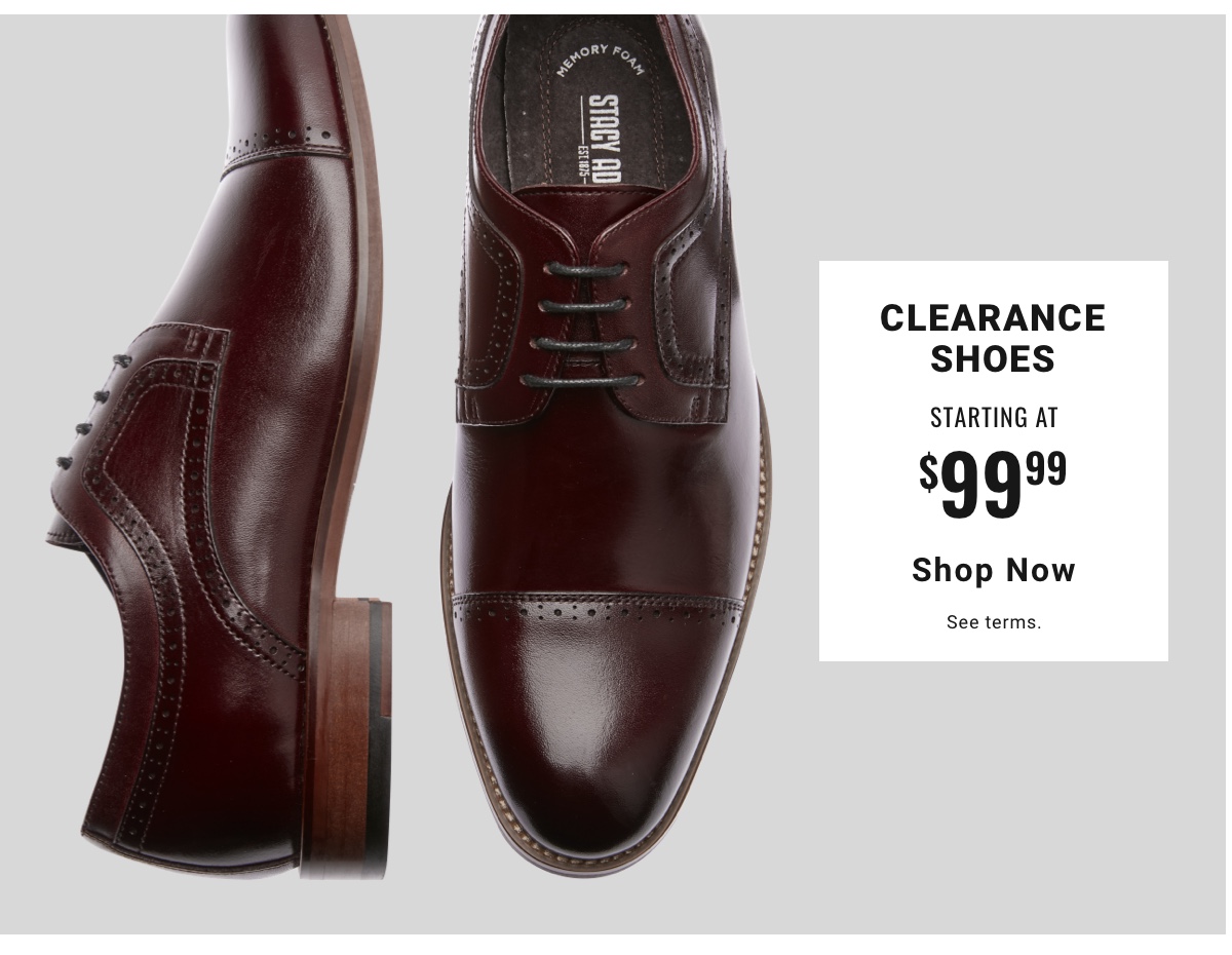 Clearance Shoes Starting at $99.99