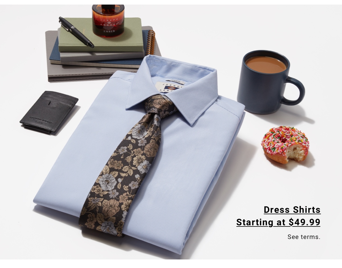 Shop Dress Shirts Starting at $49.99