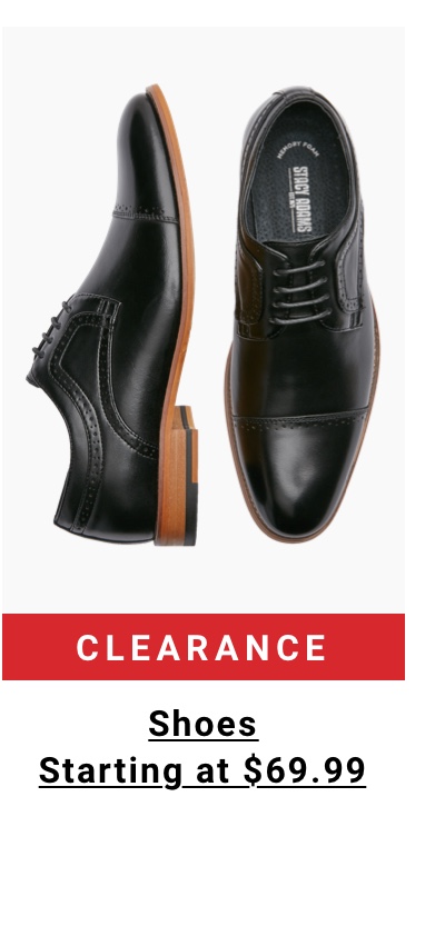 Clearance Shoes Starting at $69.99