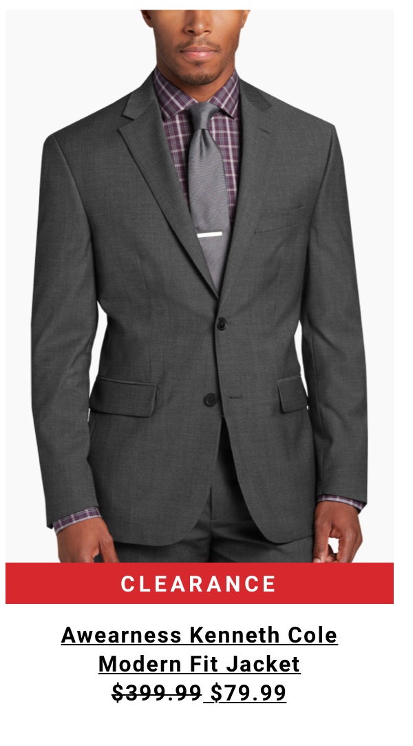 Awearness Kenneth Cole Modern Fit Jacket $79.99 