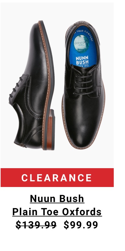 Clearance Nuun Bush Plain Tow Oxfords