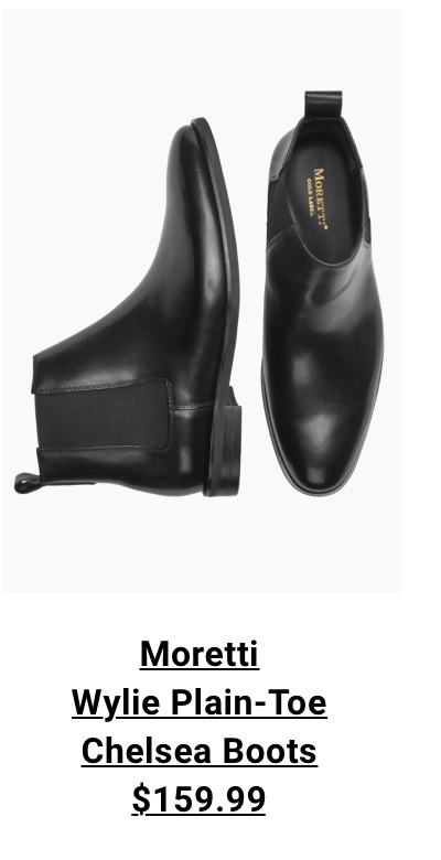 Moretti Wylie Plain-Toe Chelsea Boots $159.99