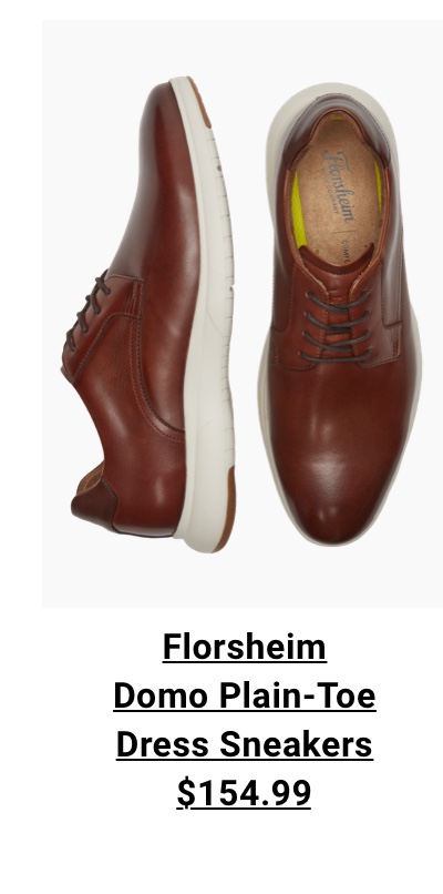 Florsheim Domo Plain-Toe Dress Sneakers $154.99