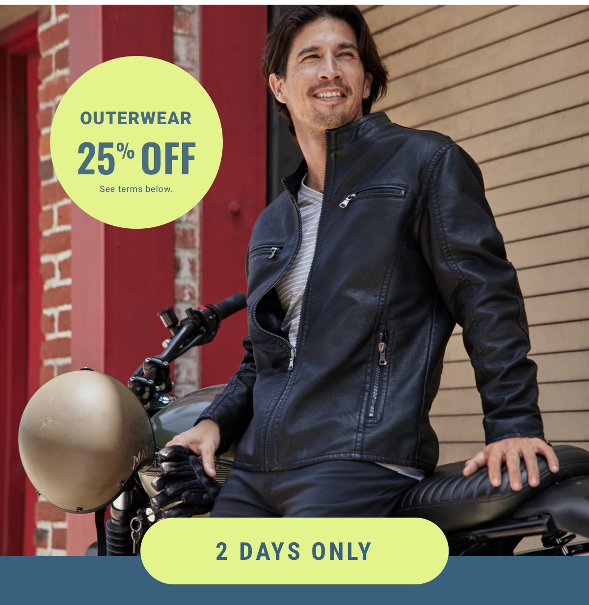 Outerwear 25% Off 