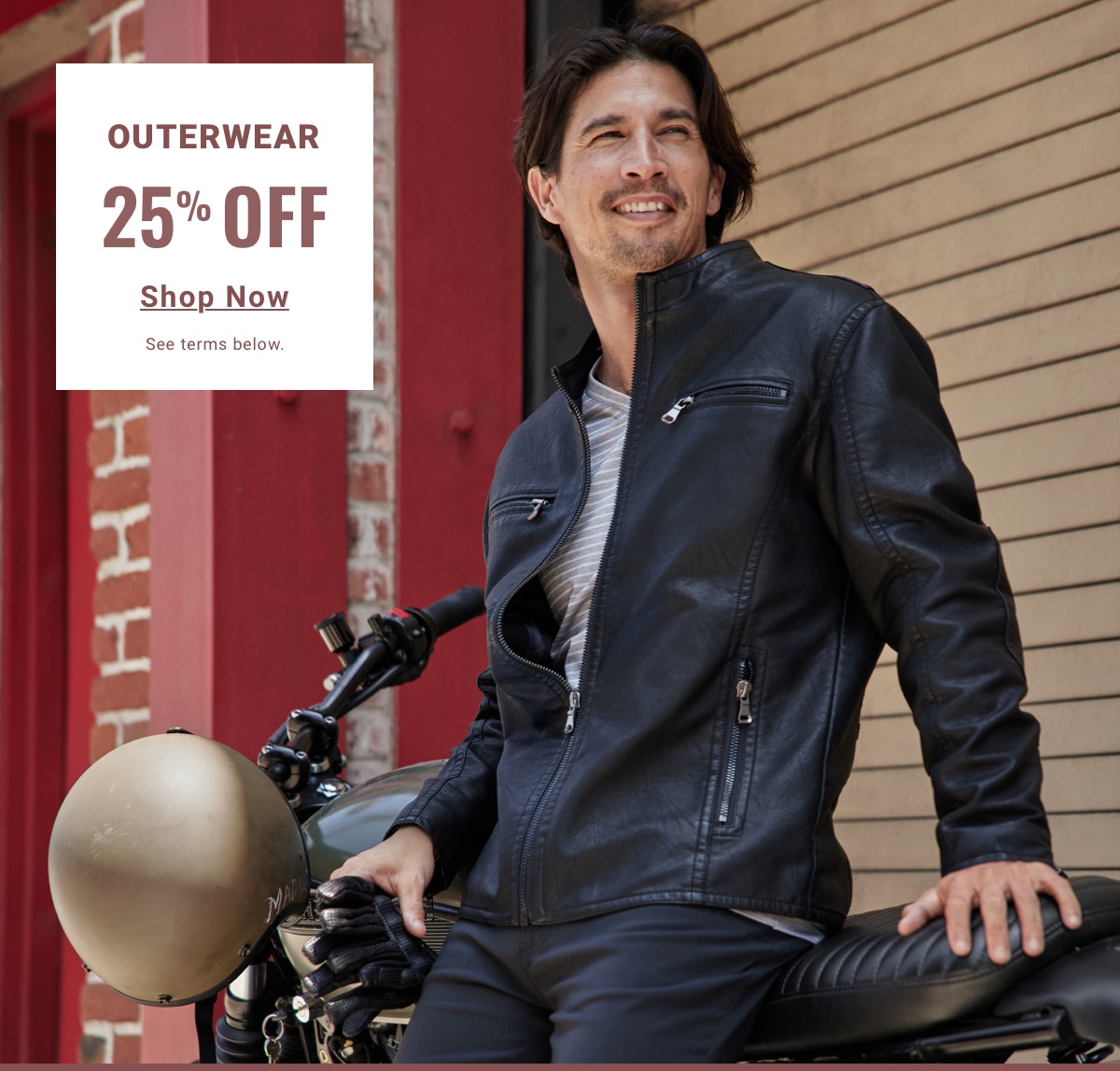 Outerwear 25% Off