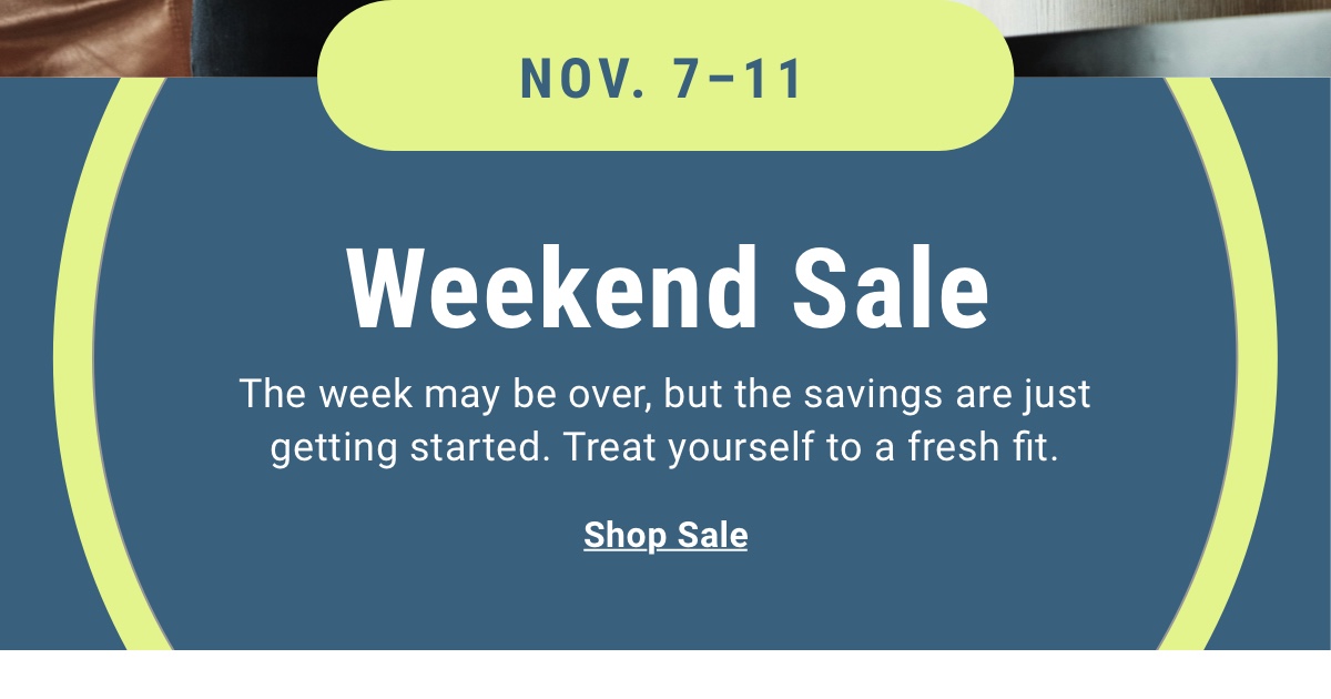 Nov 7 thru 11 Weekend Deals