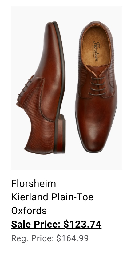 Florsheim Kierland Plain-Toe Oxfords Sale Price: $123.74 Reg. Price: $164.99