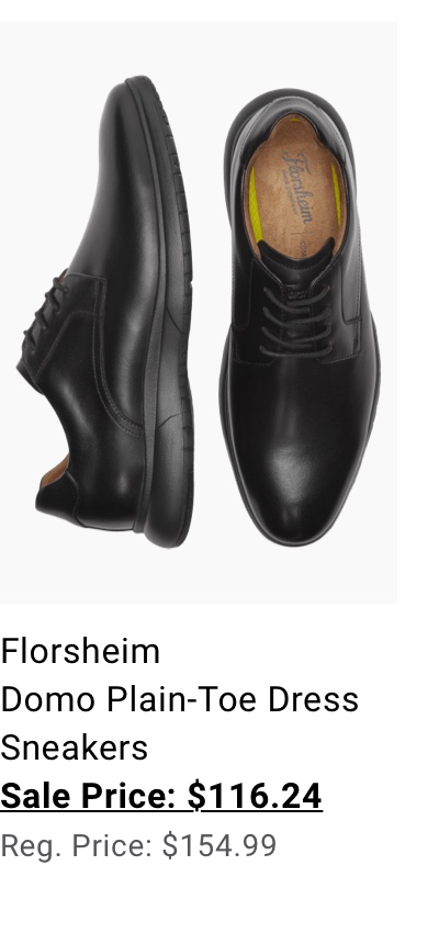 Florsheim Domo Plain-Toe Dress Sneakers Sale Price: $116.24 Reg. Price: $154.99