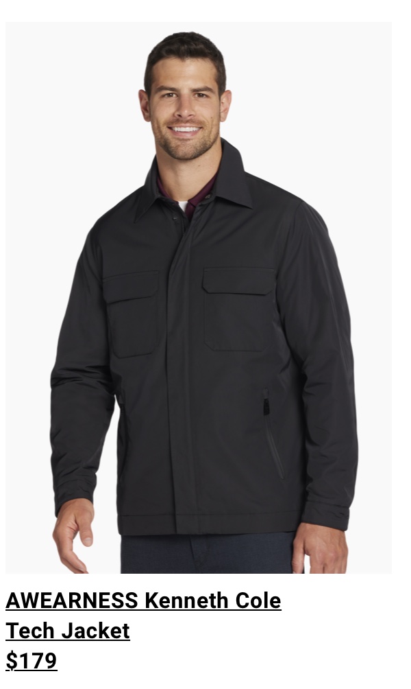 AWEARNESS Kenneth Cole Tech Jacket $179