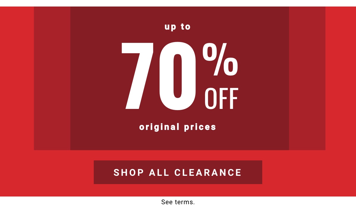 NEW MARKDOWNS | Up to 70% Off Original Prices