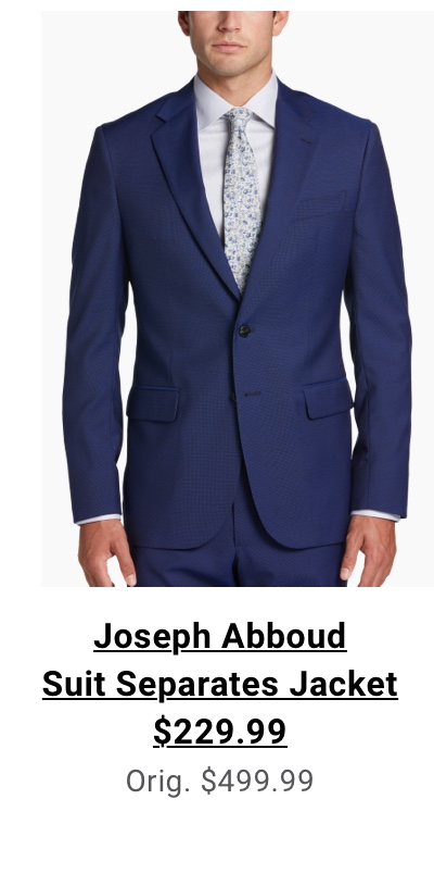 Joseph Abboud Suit Separates Jacket $229.99 Orig. $429.99