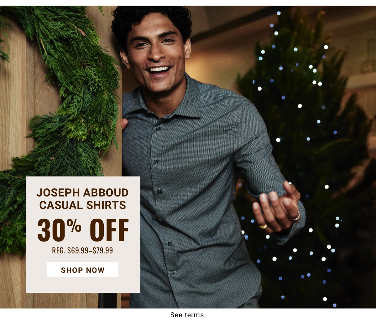 Joseph Abboud Casual Shirts 30% Off Reg. $69.99-$79.99