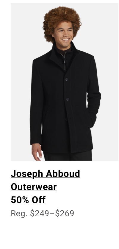 Joseph Abboud Outerwear 50% Off Reg. $249-$269