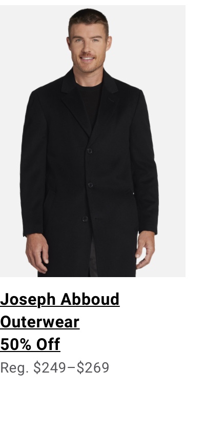 Joseph Abboud Outerwear 50% Off Reg. $249-$269