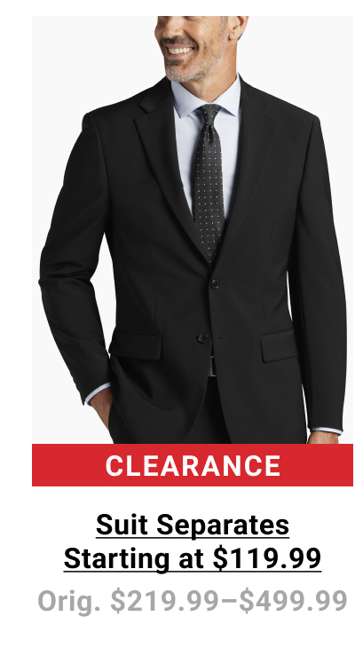 Clearance Suit Separates Starting at $119.99 Orig. $219.99-$499.99. See terms.