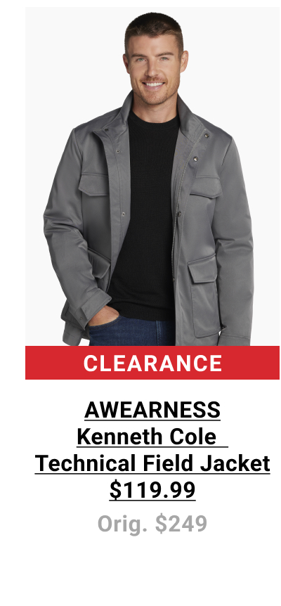 AWEARNESS Kenneth Cole | Technical Field Jacket $119.99 | Orig. $249