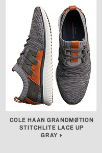 Cole Haan Grandmotion Stitchlite Lace Up Gray