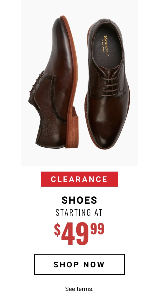 Clearance Shoes Starting at 49 99