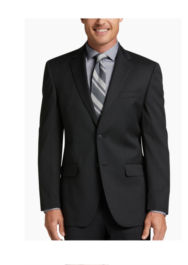 Man wearing black suit 