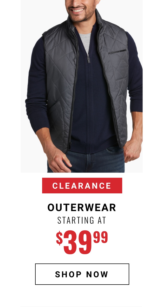 Clearance Outerwear Starting at 39 99