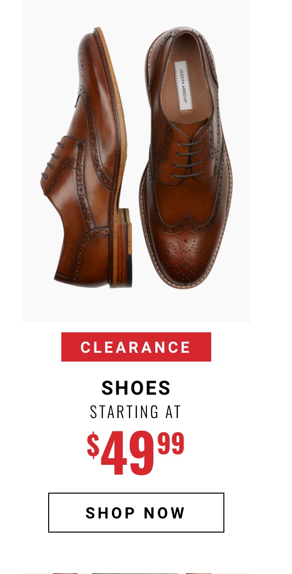 Clearance Shoes Starting at 49 99