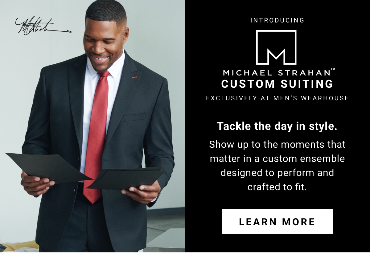 Introducing Michael Strahan Custom Clothing
