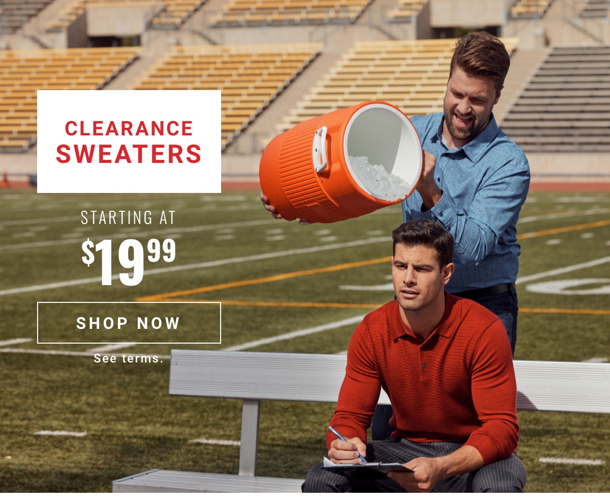 Clearance Sweaters Starting at 19 99