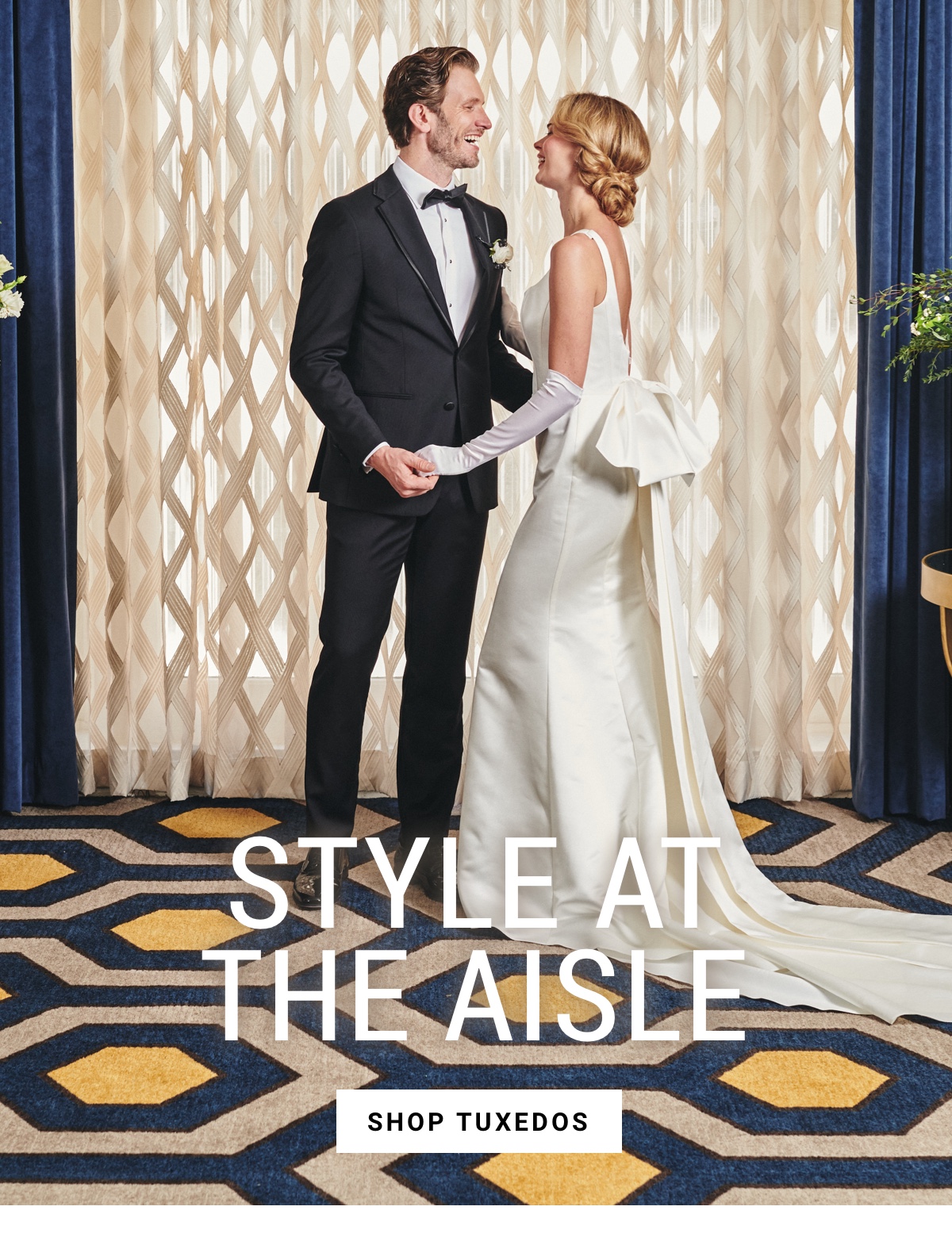 Shop tuxedos for the big day