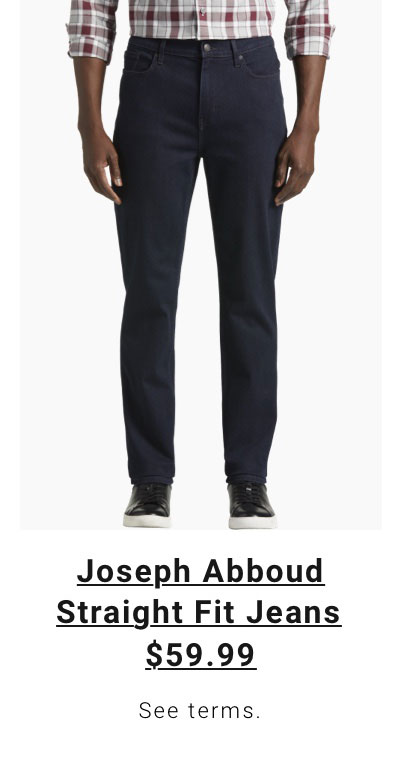 Joseph Abboud Slim Fit Stretch Denim, Rinse $59.99