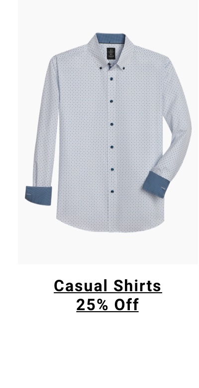 Casual Shirts 25% Off