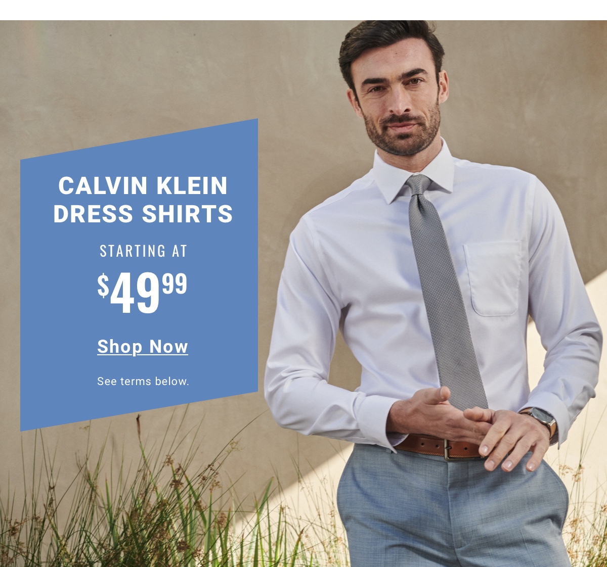 Calvin Klein Dress Shirts starting at 49.99 - Shop Now