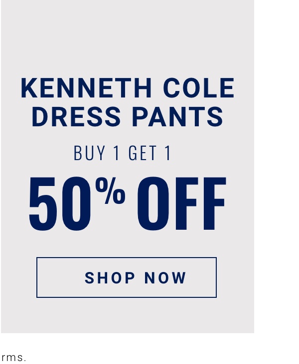 Kenneth Cole Dress Pants | BOGO 50% Off - Shop Now