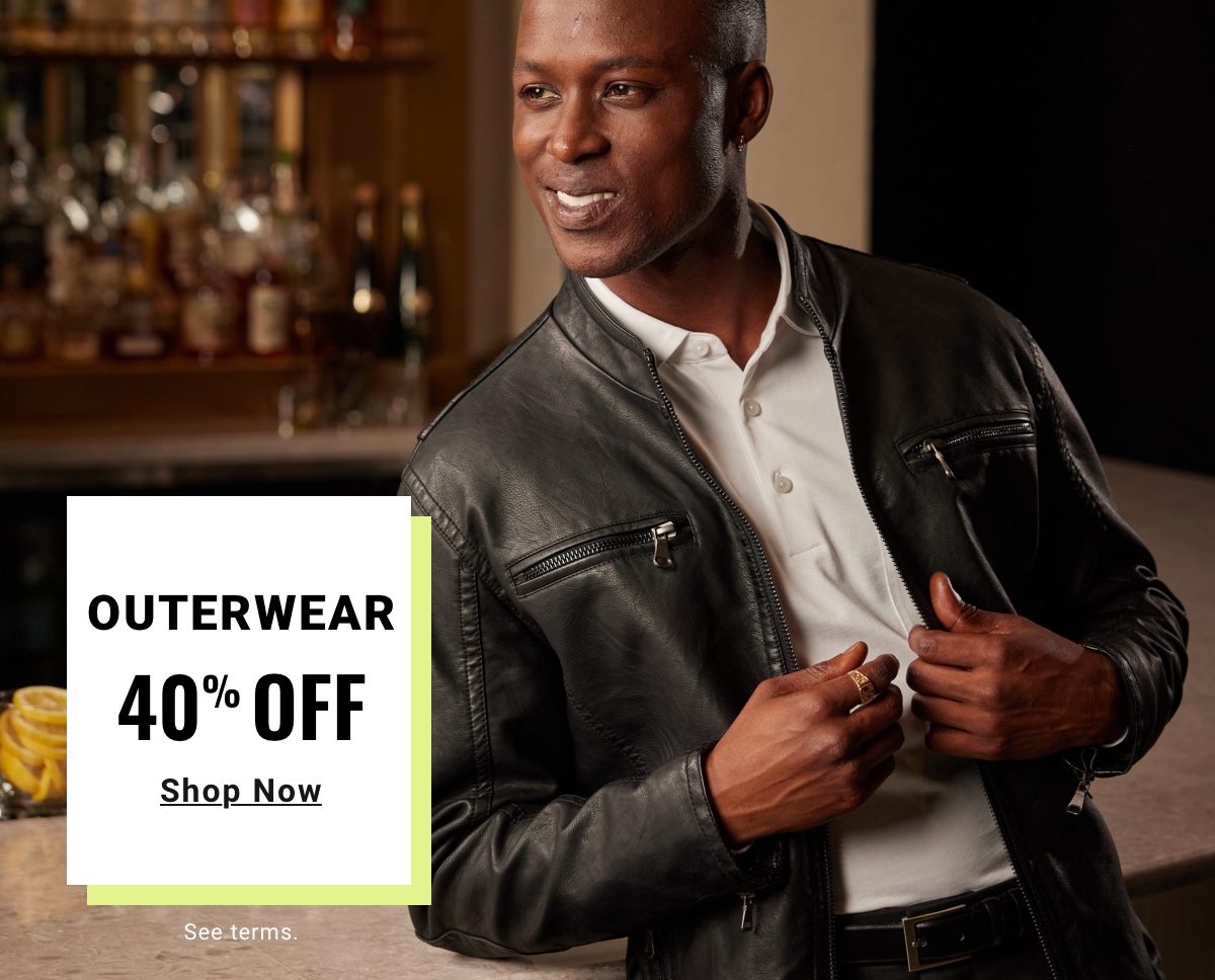 Outerwear 40% Off