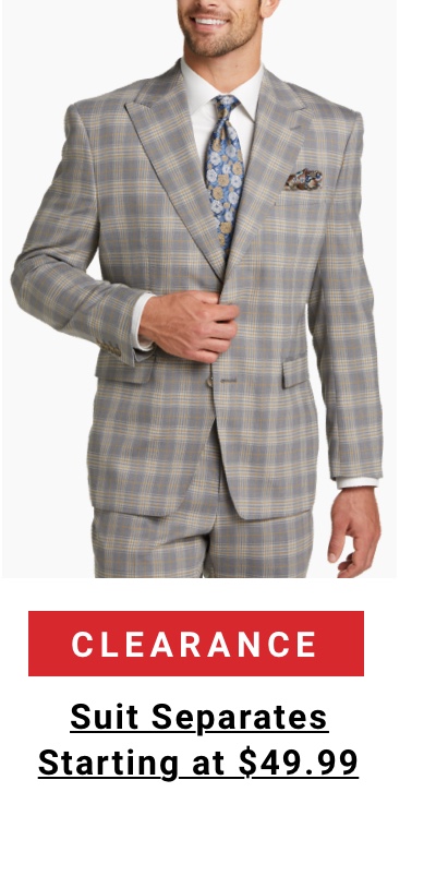 Clearance | Suit Separates Starting at $49.99