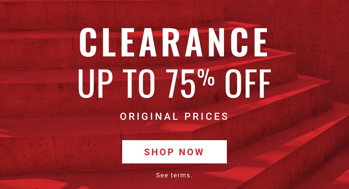 Clearance Up to 75% Off Original Prices - Shop Now