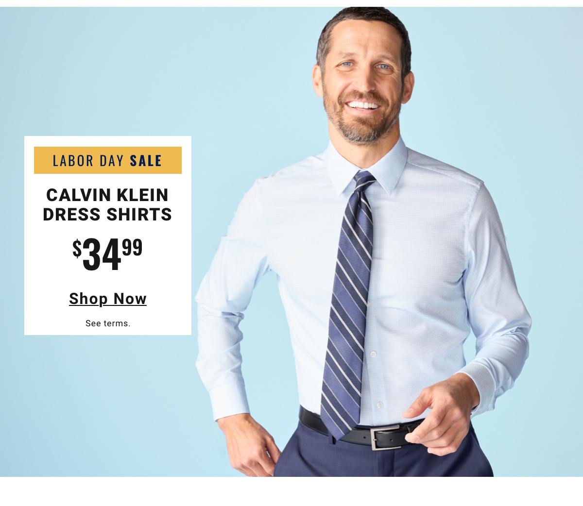 Labor Day Sale Calvin Klein Dress Shirts $34.99 - Shop Now