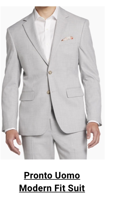 Pronto Uomo Modern Fit Suit - lt. gray